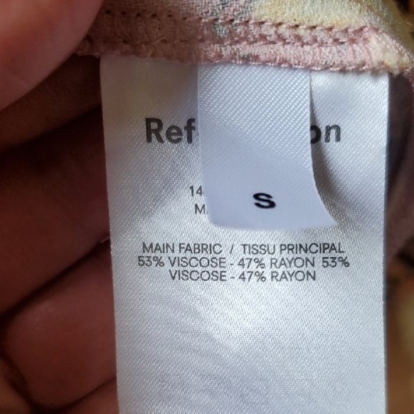 Reformation Toucan Tropical Floral Pink Midi Dress Small - Picture 4 of 8